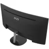 MSI Pro MP341CQ 34 colių lenktas monitorius, 1500R, UWQHD (3440 x 1440), 21:9, 100Hz, VA, 4ms, HDMI, VGA, įmontuoti garsiakalbiai, Anti-Glare, Anti-Flicker, mažiau mėlynos šviesos, TÜV sertifikuotas, VESA, Kensington, juodas