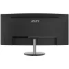 MSI Pro MP341CQ 34 colių lenktas monitorius, 1500R, UWQHD (3440 x 1440), 21:9, 100Hz, VA, 4ms, HDMI, VGA, įmontuoti garsiakalbiai, Anti-Glare, Anti-Flicker, mažiau mėlynos šviesos, TÜV sertifikuotas, VESA, Kensington, juodas