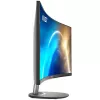 MSI Pro MP341CQ 34 colių lenktas monitorius, 1500R, UWQHD (3440 x 1440), 21:9, 100Hz, VA, 4ms, HDMI, VGA, įmontuoti garsiakalbiai, Anti-Glare, Anti-Flicker, mažiau mėlynos šviesos, TÜV sertifikuotas, VESA, Kensington, juodas