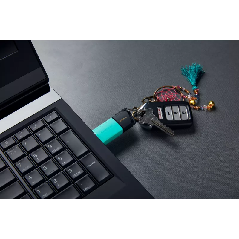 Kingston DataTraveler 256GB USB 3.2 Gen 1 Exodia M (juoda + žalsvai mėlyna)