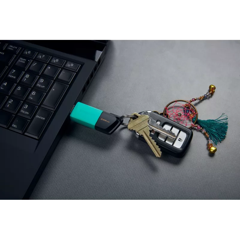 Kingston DataTraveler 256GB USB 3.2 Gen 1 Exodia M (juoda + žalsvai mėlyna)
