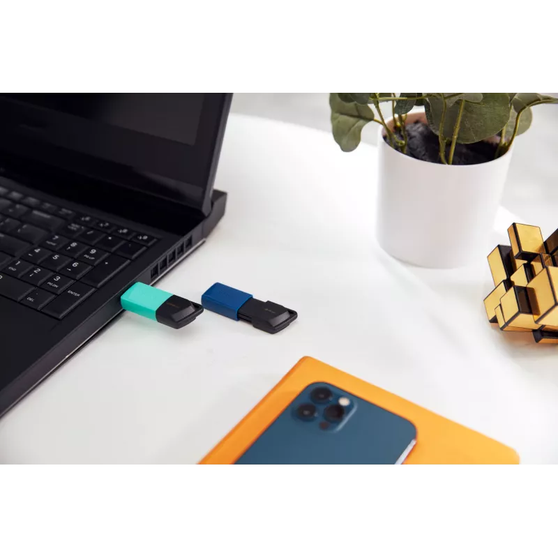 Kingston DataTraveler 256GB USB 3.2 Gen 1 Exodia M (juoda + žalsvai mėlyna)