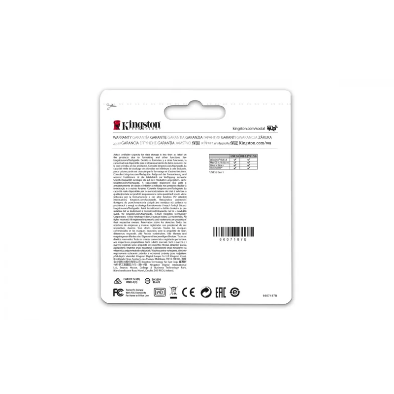 Kingston DataTraveler 128GB Micro metalinis USB 3.2 Gen 1 200MB/s