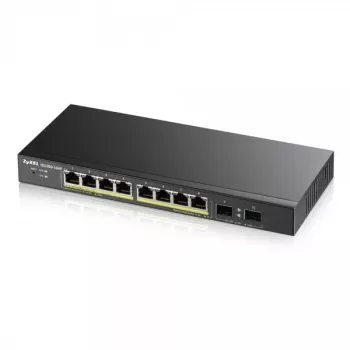 Zyxel GS1900-8HP v3 valdomas PoE L2 Gigabit Ethernet (10/100/1000) jungiklis juodas