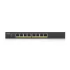 Zyxel GS1900-8HP v3 valdomas PoE L2 Gigabit Ethernet (10/100/1000) jungiklis juodas