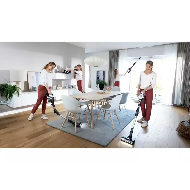 Bosch BBS711W belaidis dulkių siurblys 2-in-1 (lazdinis/nešiojamas) be maišelio, 0,3 l, baltas