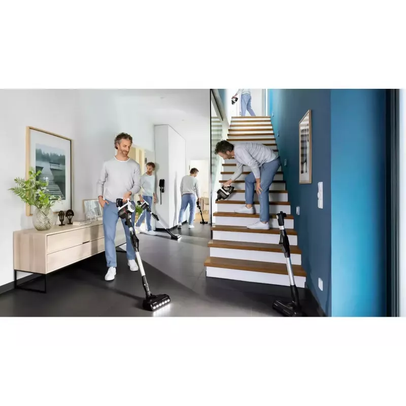 Bosch BBS711W belaidis dulkių siurblys 2-in-1 (lazdinis/nešiojamas) be maišelio, 0,3 l, baltas