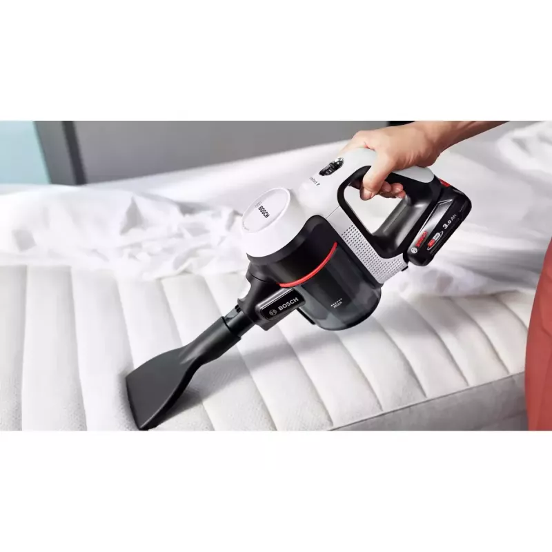 Bosch BBS711W belaidis dulkių siurblys 2-in-1 (lazdinis/nešiojamas) be maišelio, 0,3 l, baltas