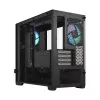 FRACTAL DESIGN Pop Mini Air RGB Black Tg Clear Tint korpusas