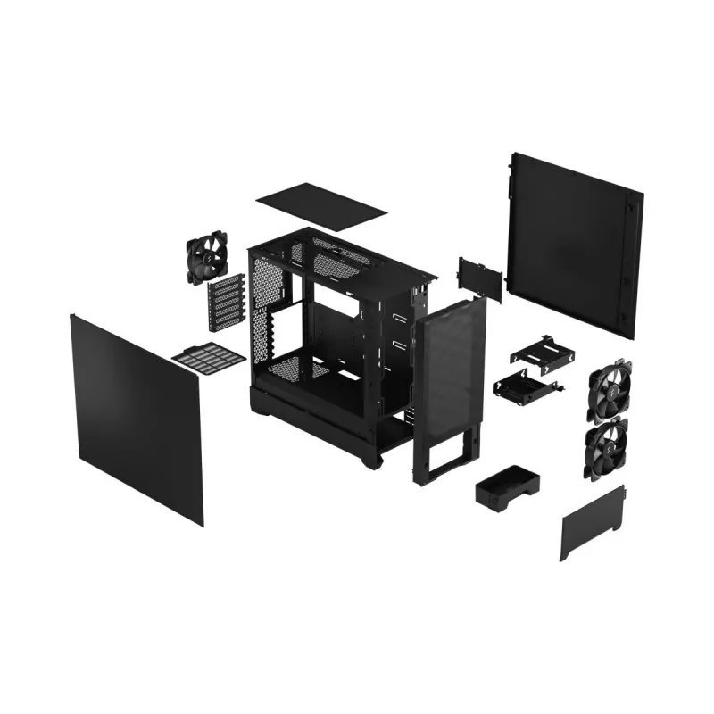 FRACTAL DESIGN Pop Air Black Solid korpusas