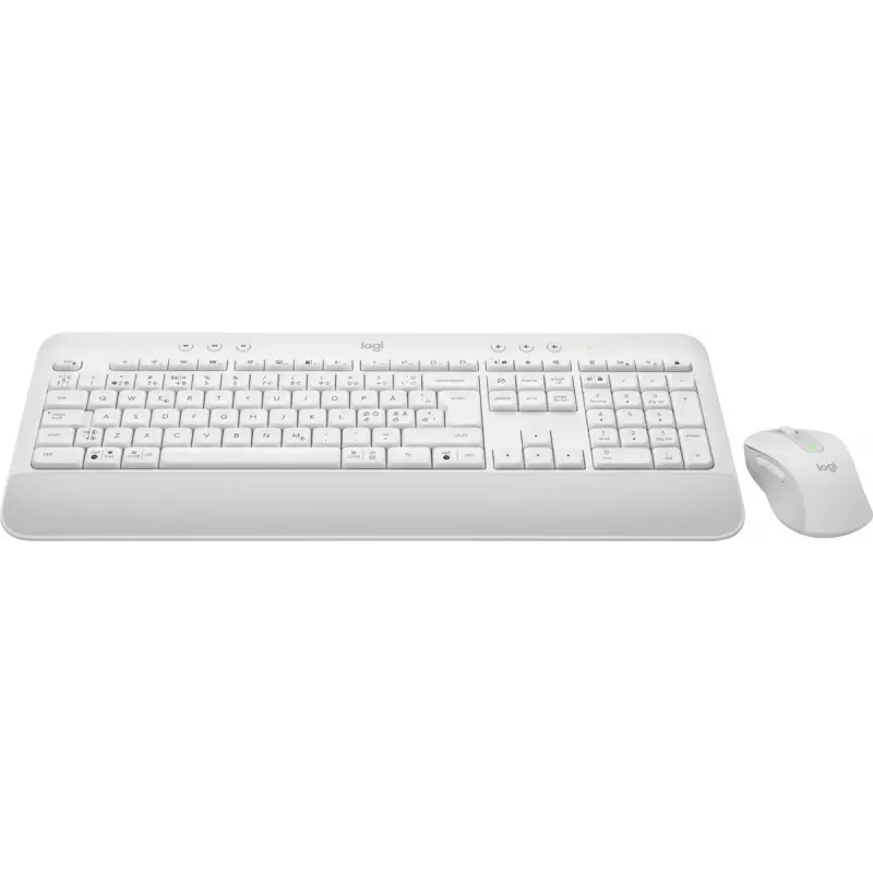 LOGITECH Signature Mk650 Combo verslui - Balta - QWERTY Danų/Norvegų/Švedų/Suomių