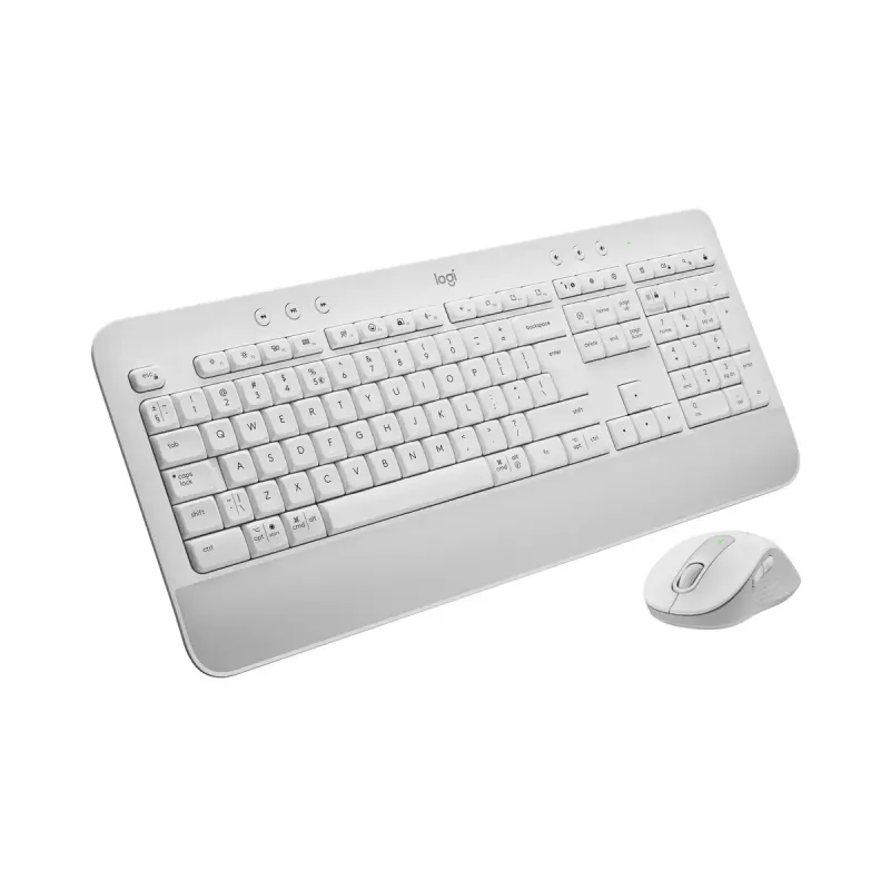 LOGITECH Signature Mk650 Combo verslui - Balta - QWERTY Danų/Norvegų/Švedų/Suomių