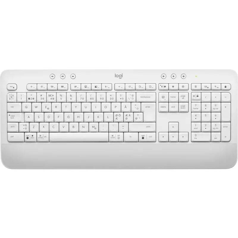 LOGITECH Signature Mk650 Combo verslui - Balta - QWERTY Danų/Norvegų/Švedų/Suomių