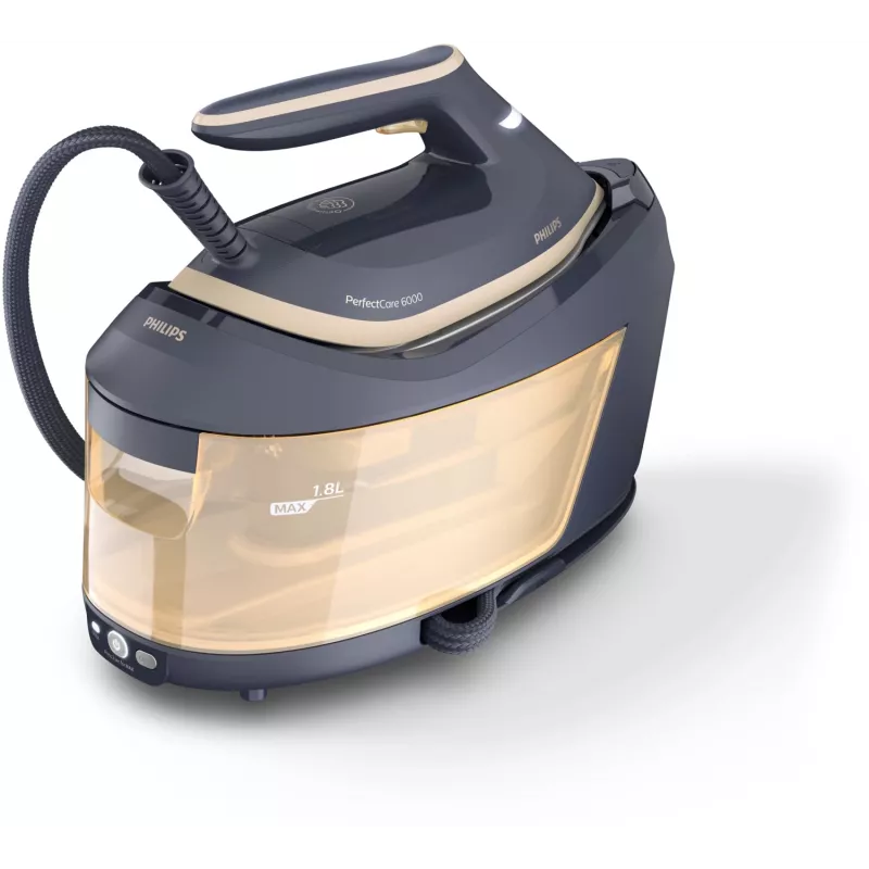 Garų lyginimo stotis Philips PSG6066/20 — 2400 W, 600 g/min stiprinimas, 1,8 l bakas, SteamGlide Advanced padas