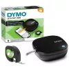 DYMO LetraTag 200B Bluetooth etikečių spausdintuvas | Kompaktiškas etikečių spausdintuvas | Jungiasi per Bluetooth belaidžiu ryšiu su iOS ir Android | Įskaitant 1 baltą popierinę etikečių juostelę | Juoda