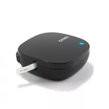 DYMO LetraTag 200B Bluetooth etikečių spausdintuvas | Kompaktiškas etikečių spausdintuvas | Jungiasi per Bluetooth belaidžiu ryšiu su iOS ir Android | Įskaitant 1 baltą popierinę etikečių juostelę | Juoda