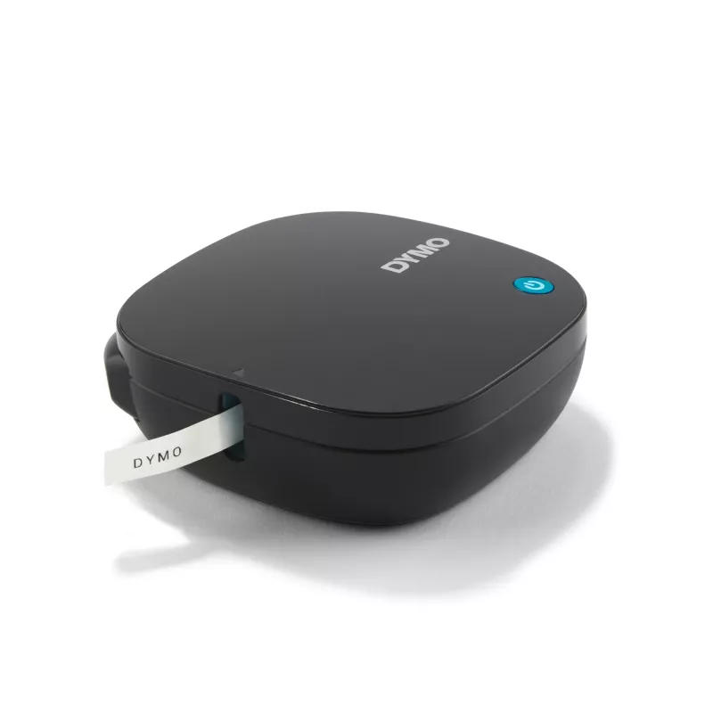 DYMO LetraTag 200B Bluetooth etikečių spausdintuvas | Kompaktiškas etikečių spausdintuvas | Jungiasi per Bluetooth belaidžiu ryšiu su iOS ir Android | Įskaitant 1 baltą popierinę etikečių juostelę | Juoda