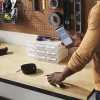 DYMO LetraTag 200B Bluetooth etikečių spausdintuvas | Kompaktiškas etikečių spausdintuvas | Jungiasi per Bluetooth belaidžiu ryšiu su iOS ir Android | Įskaitant 1 baltą popierinę etikečių juostelę | Juoda