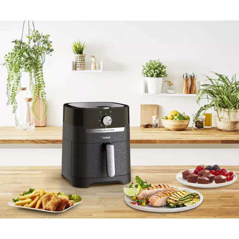 Tefal Easy Fry & Grill EY5018 Karšto oro gruzdintuvė 4,2 L Viena 1550 W Juoda