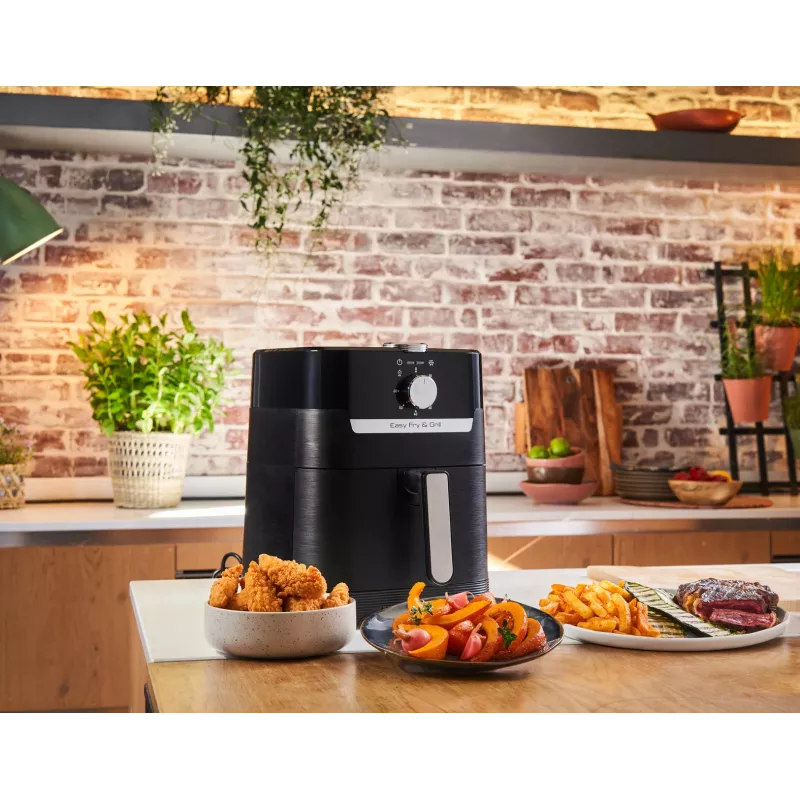 Tefal Easy Fry & Grill EY5018 Karšto oro gruzdintuvė 4,2 L Viena 1550 W Juoda