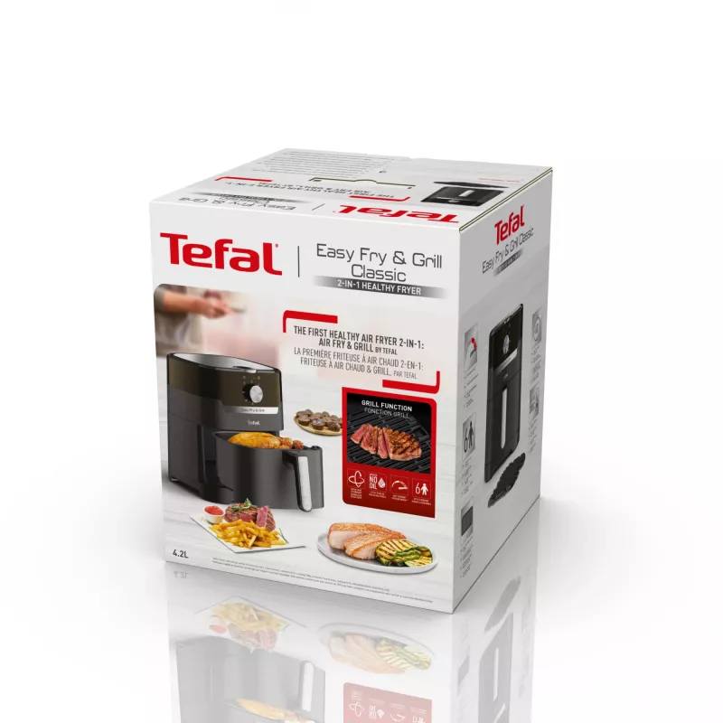 Tefal Easy Fry & Grill EY5018 Karšto oro gruzdintuvė 4,2 L Viena 1550 W Juoda