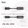 CLUB3D DisplayPort 1.4 į HDMI 4K120Hz arba 8K60Hz HDR10 laidas M/M 3m/9.84ft