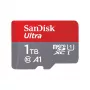„SanDisk“ 1TB microSDXC UHS-I U1 A1 10 klasės atminties kortelė su SD adapteriu, pilka