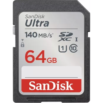 WESTERN DIGITAL SanDisk Ultra 64GB SDXC atminties kortelė 140MB/s