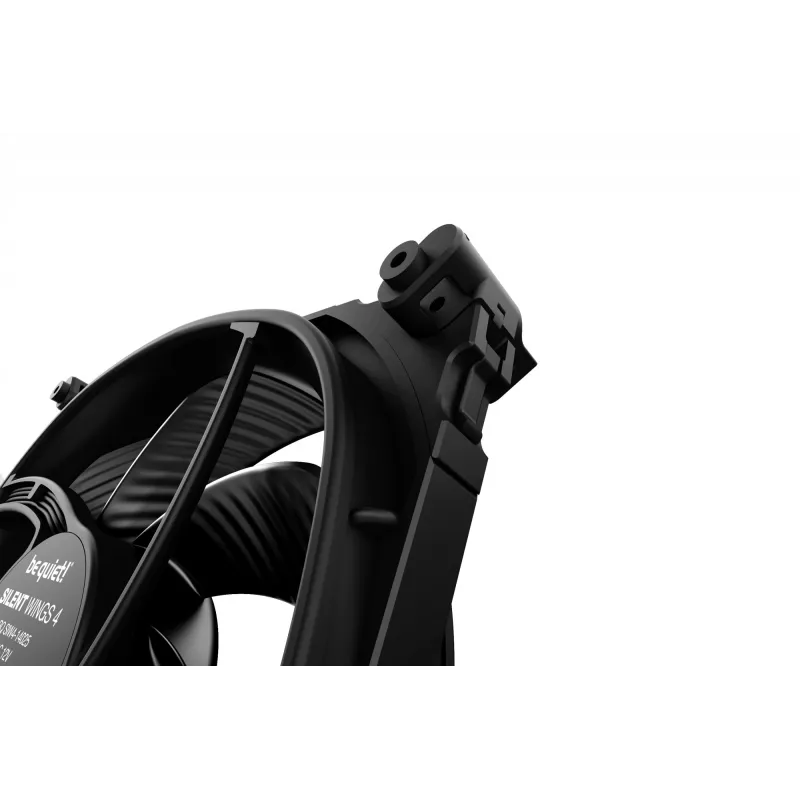be quiet! SILENT WINGS 4 140mm PWM high-speed kompiuterio ventiliatorius, juodas