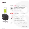 CLUB3D Kelioninis įkroviklis PPS 45W GAN technologija, Dual USB Type-C, Power Delivery(PD) 3.0
