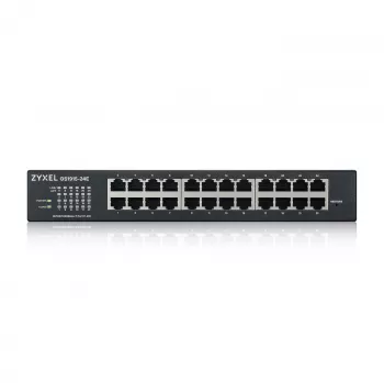 Valdomas jungiklis Zyxel GS1915-24E L2 Gigabit Ethernet 24 prievadai 1U juodas