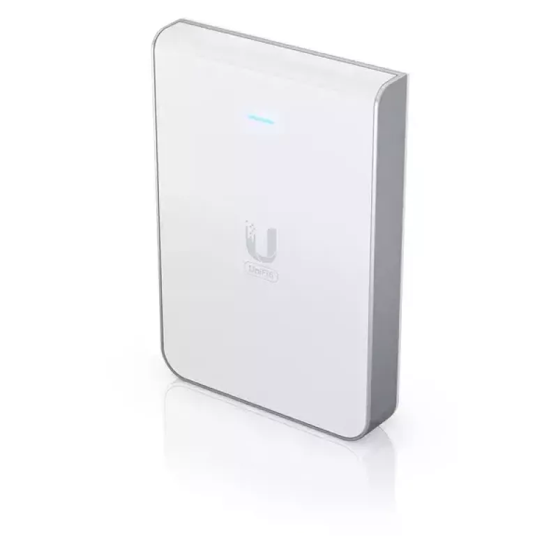 Prieigos taškas UBIQUITI Unifi 6 In-Wall U6-IW — dviejų juostų 2,4/5 GHz, 4800 Mbit/s, 5x RJ-45, PoE, baltas