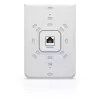 Prieigos taškas UBIQUITI Unifi 6 In-Wall U6-IW — dviejų juostų 2,4/5 GHz, 4800 Mbit/s, 5x RJ-45, PoE, baltas