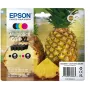Epson 604XL rašalinė kasetė 4 vnt. Originali didelės talpos (XL) juoda, žalsvai mėlyna, rausvai raudona, geltona