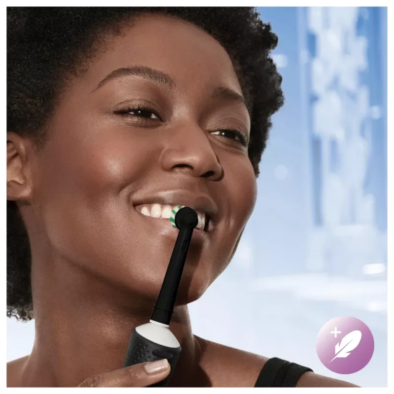 Oral-B Vitality Pro suaugusiųjų sukamoji dantų šepetėlis juodas