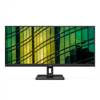 AOC E2 U34E2M/BK kompiuterio monitorius 86,4 cm (34 colių) 3440 x 1440 pikselių „UltraWide Quad HD“ LED juodas