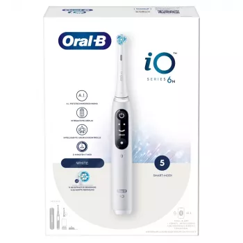 Oral-B 445234 elektrinis dantų šepetėlis suaugusiems, vibruojantis, baltas