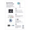 Oral-B 445234 elektrinis dantų šepetėlis suaugusiems, vibruojantis, baltas