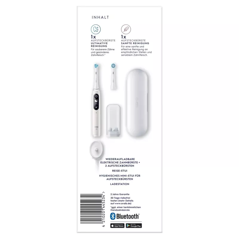Oral-B 445234 elektrinis dantų šepetėlis suaugusiems, vibruojantis, baltas