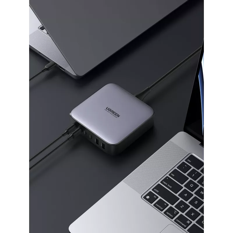 Ugreen 40914 Nexode 200W GaN stalinis USB-C USB-A įkroviklis