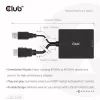 CLUB3D HDMI + Micro USB į DisplayPort™ 4K120Hz arba 8K30Hz M/F aktyvus adapteris