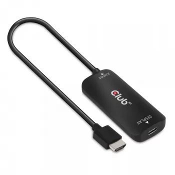 CLUB3D CAC-1336 aktyvus adapteris HDMI + Micro USB į USB Type-C 4K120Hz arba 8K30Hz M/F