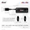 CLUB3D CAC-1336 aktyvus adapteris HDMI + Micro USB į USB Type-C 4K120Hz arba 8K30Hz M/F