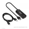 CLUB3D CAC-1336 aktyvus adapteris HDMI + Micro USB į USB Type-C 4K120Hz arba 8K30Hz M/F