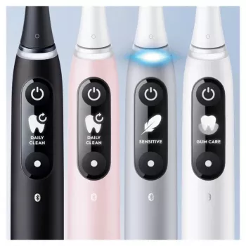 Oral-B iO Series 6 juodas besisukantis dantų šepetėlis suaugusiems