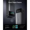 Nešiojamas įkroviklis Anker 737 (A1289011) — 24000 mAh, 140W, 2× USB-C + 1× USB-A, Sidabrinis/Juodas
