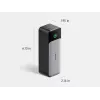 Nešiojamas įkroviklis Anker 737 (A1289011) — 24000 mAh, 140W, 2× USB-C + 1× USB-A, Sidabrinis/Juodas