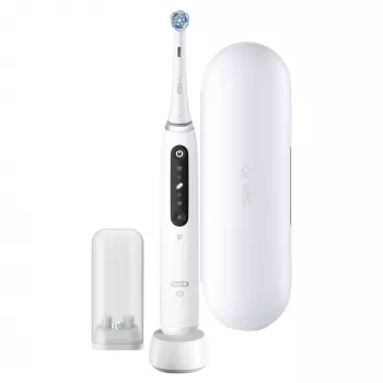 Oral-B iO Series 5 beslotis dantų šepetėlis suaugusiems, balta spalva