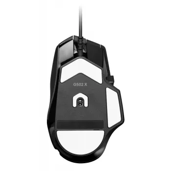 LOGITECH G502 X žaidimų pelė - USB - Juoda