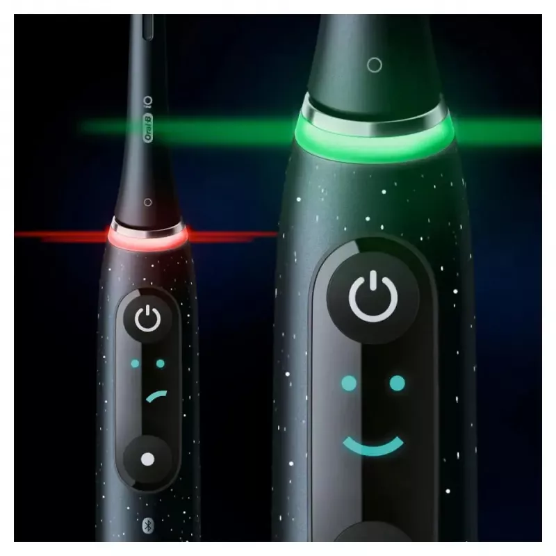 Oral-B iO Series 10 besukiojantis-osciliuojantis dantų šepetėlis suaugusiems, juodas